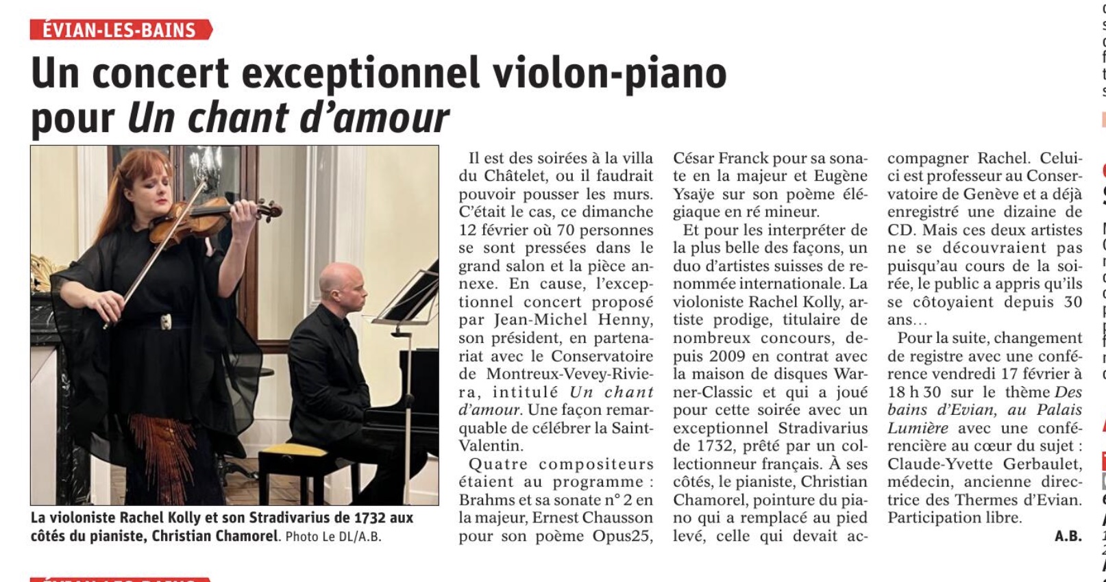 ArticleDauphinéConcert_Dimanche_12 février