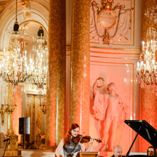 playing Paderewski in Warsaw, Poland